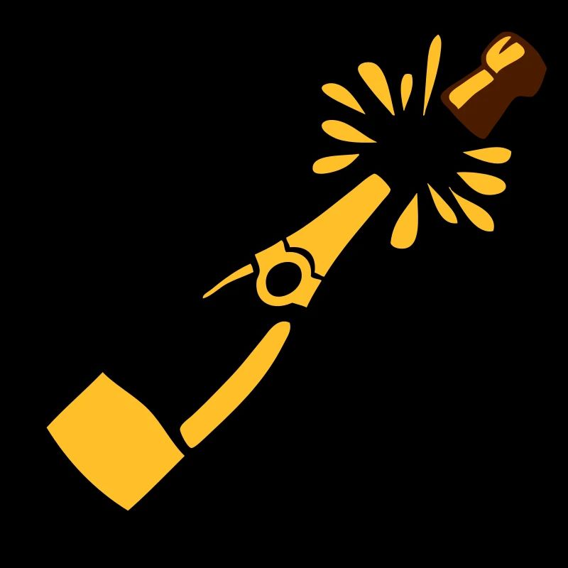 bouteille alcool bouchon saute