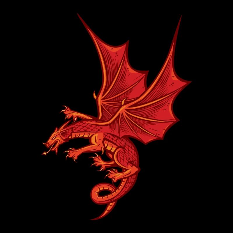 Impressive Red Dragon