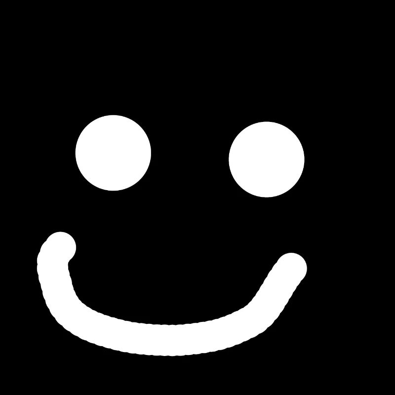 Smilender Smyler :) Weiß
