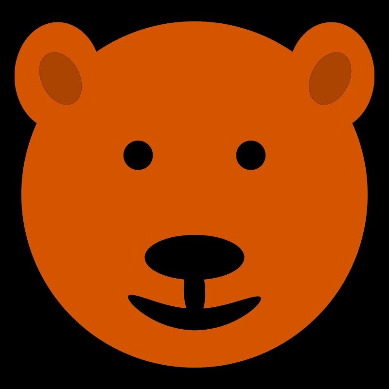 Bear Face, Brown Bear,