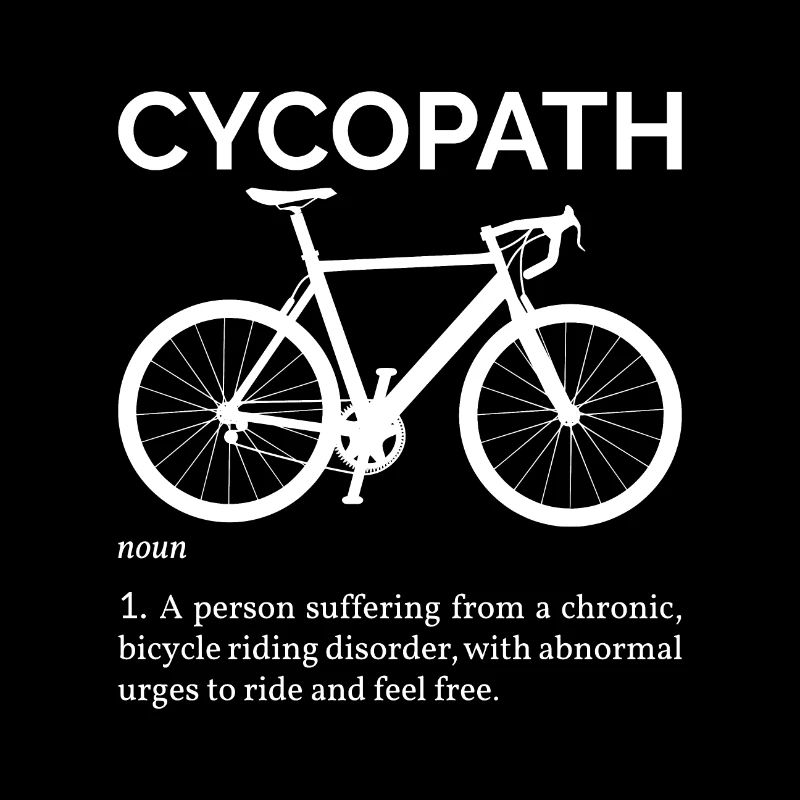 Définition Cycopath I - Vélo blanc