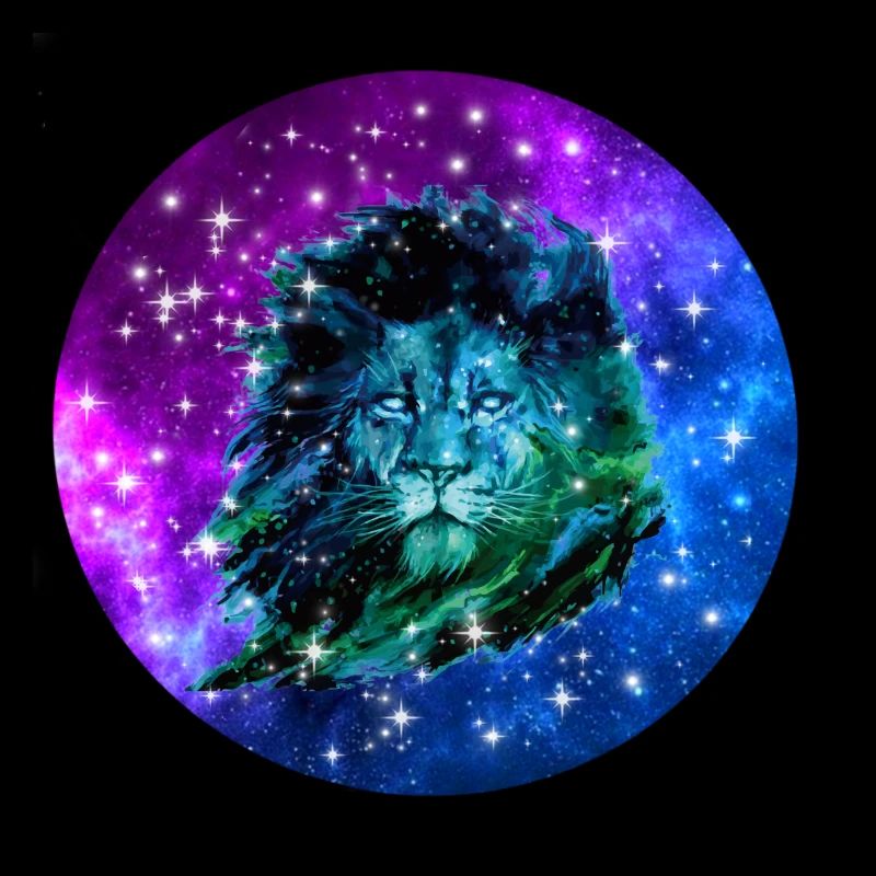Galaxy Lion avec galaxy design