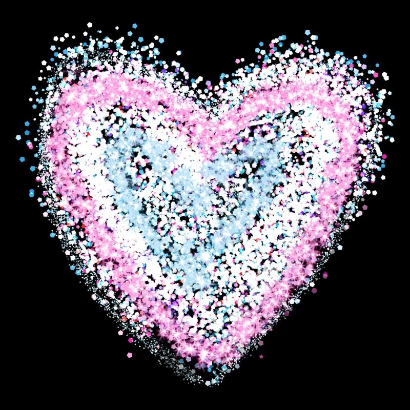 Glitzerherz