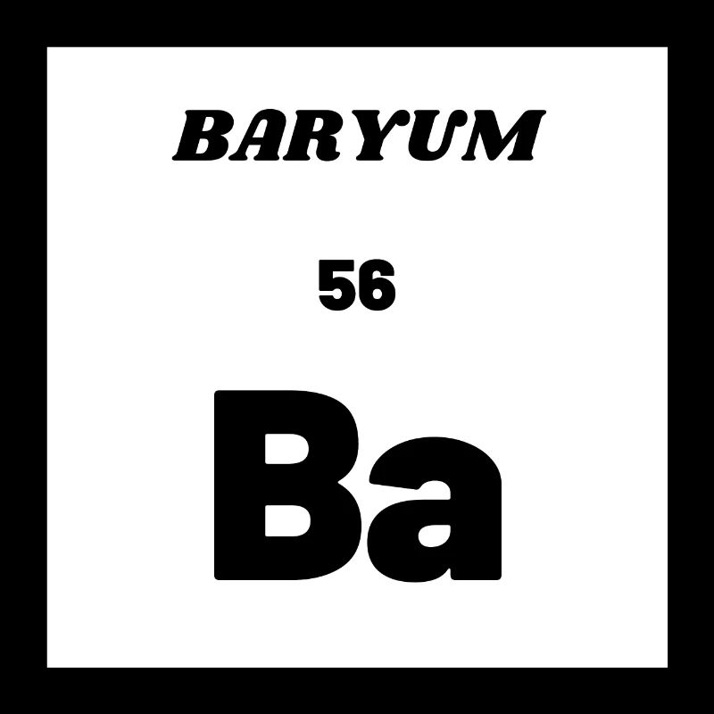 BARYUM (Ba) - Élément chimique n° 56