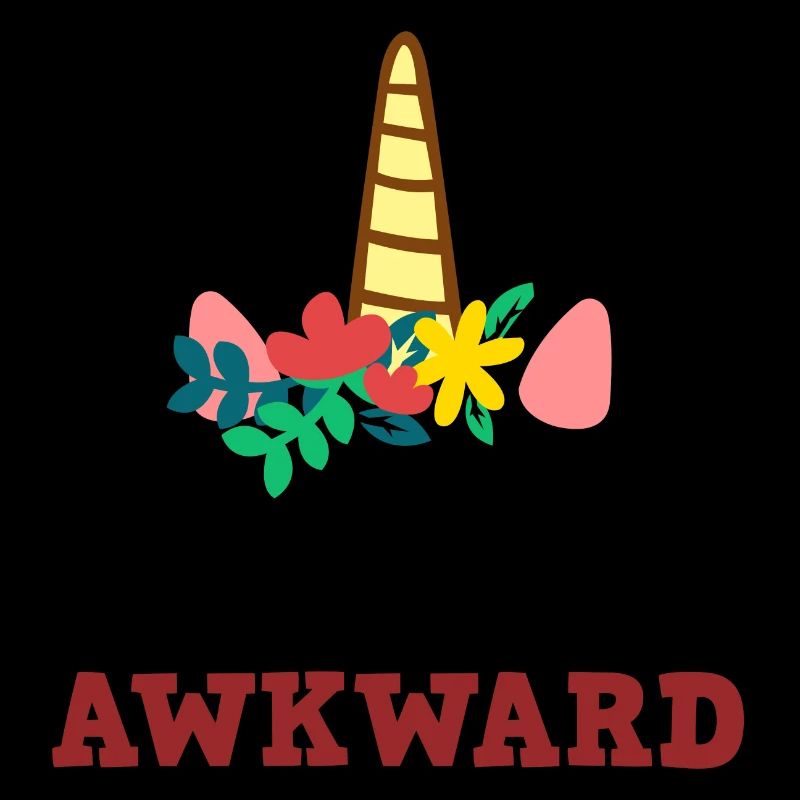 Majestically awkward unicorn