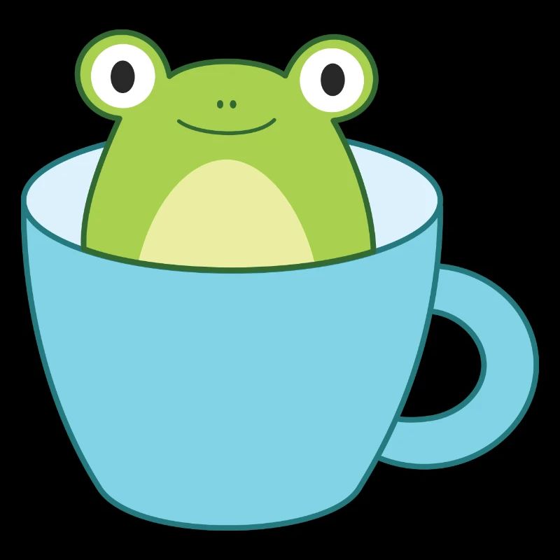 Frosch in der Tasse