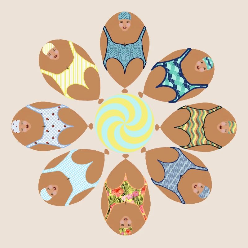 Synchrones Schwimmen