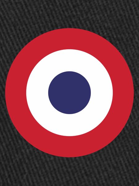 France Flag Round Target