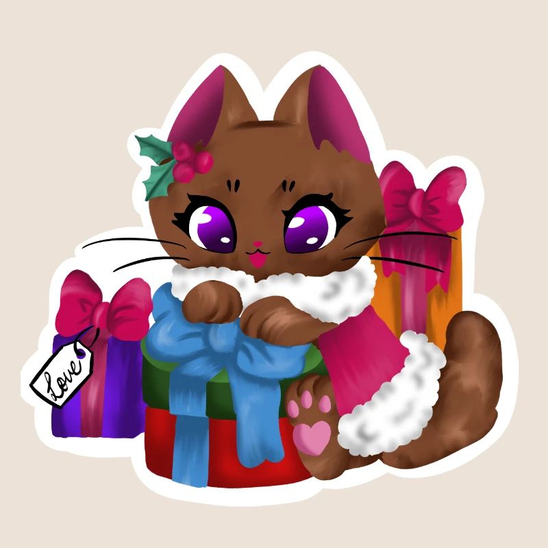 Chat🎁🐱 présent