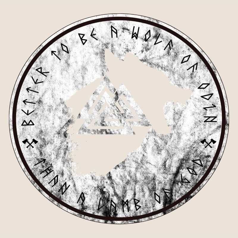 Wikinger Kompass Fenrir Wolf Vegvisir Kompass Valh