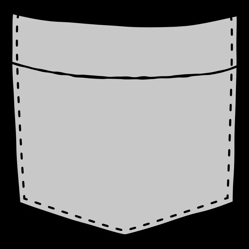Conception de poche de poitrine vide