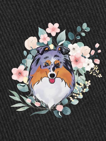 Fleurs de merle bleu Sheltie