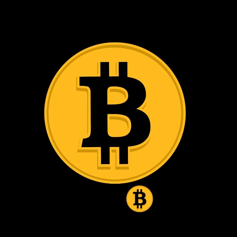 Bitcoin Logo - Krypto Fan - Kryptowährung Bitcoin