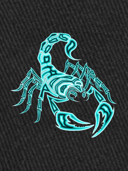Scorpion, turquoise