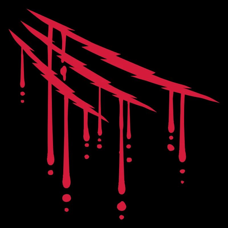 Blut Tropfen Kratzer