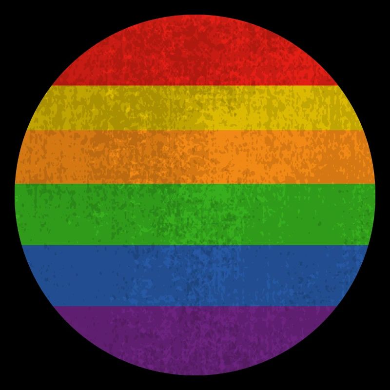 Pride Flag Vintage Rainbow