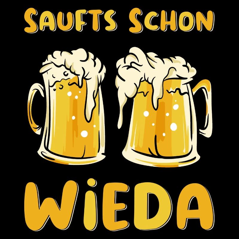 Saufen Alkohol Spruch Bier Geschenk