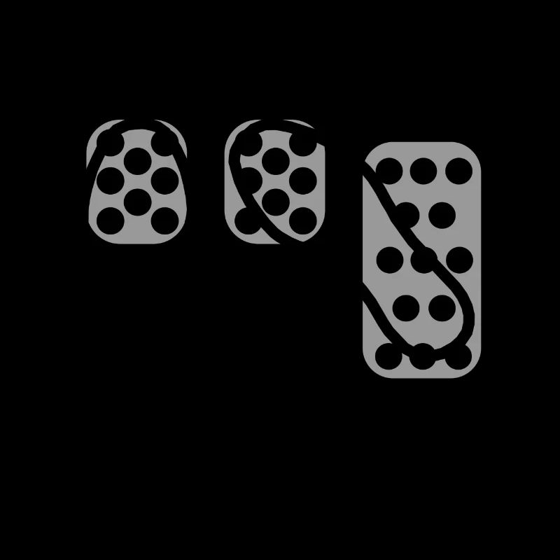 Pedale Spitze-Hacke-Technik