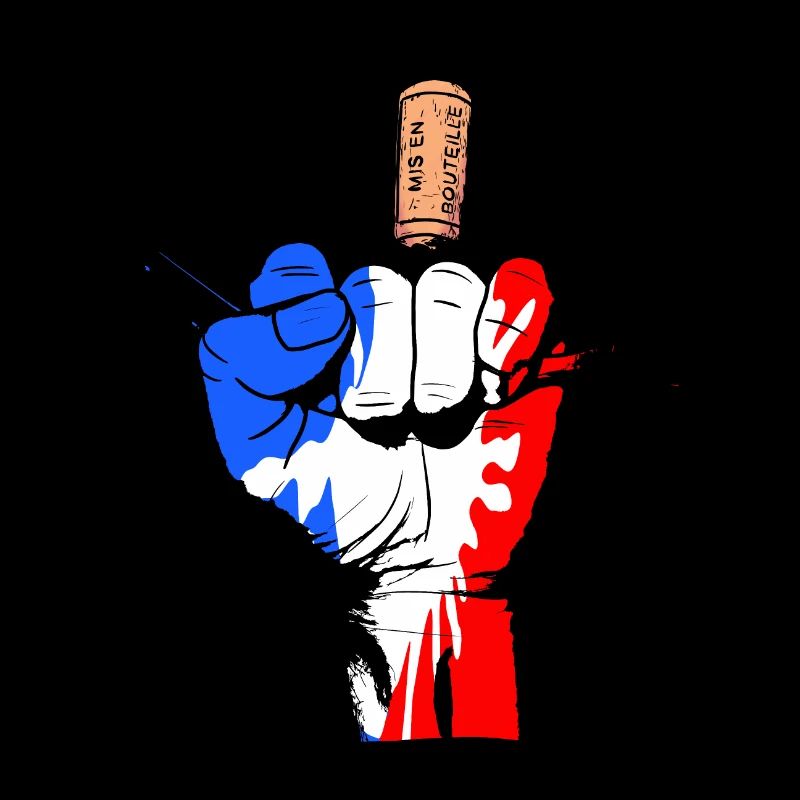 Main bleu blanc rouge