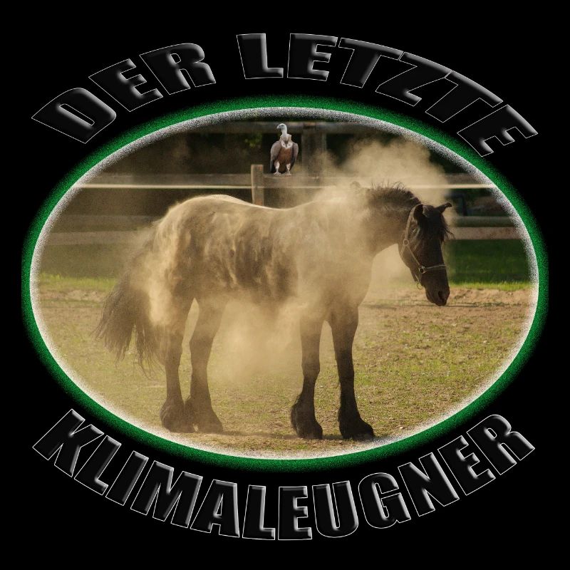 Pferd Staub; Klimawandel; Staubiges Pferd Paddock