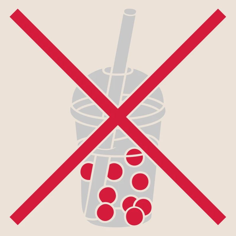 Zone Bubble Tea prohibited