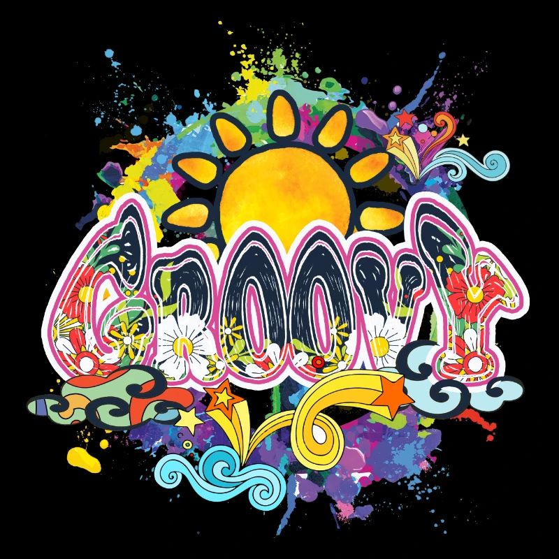 Groovy Hippie Peace Sun