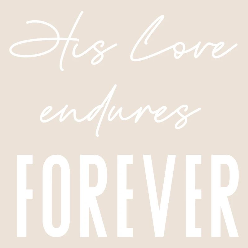 Son amour est éternel