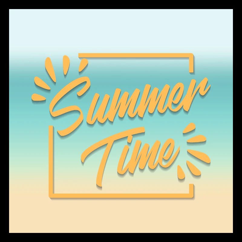 SUMMER TIME, die Zeit des Sommers