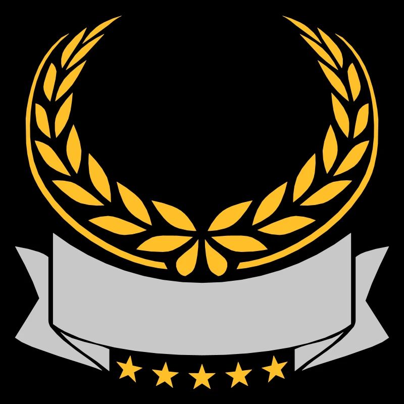 Bannière Laurel Wreath Stars Empty