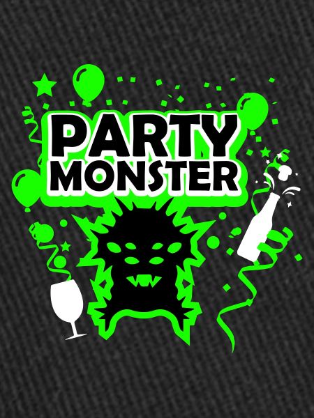 Monstre de fête vert foncé