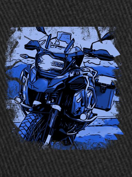Moto GS noir bleu