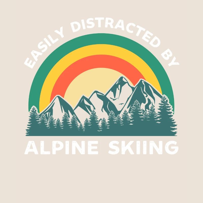 Easily distracted by Alpine skiing
