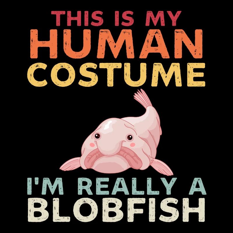 Das ist mein menschliches Kostüm im wirklich ein Blobfish
