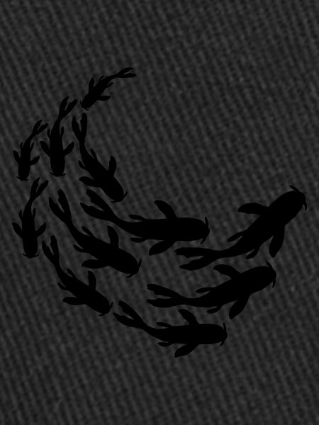 École Silhouette Koi Fish