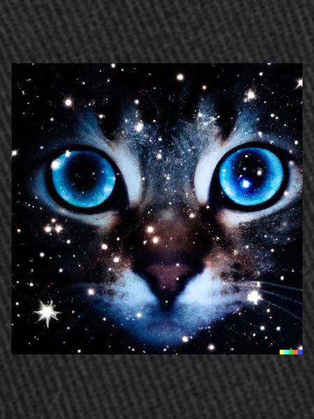 chat aux grands yeux