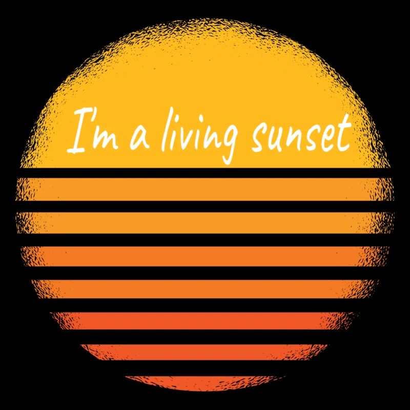 Je suis un coucher de soleil vivant