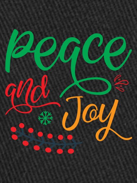 Peace and joy - humour noël