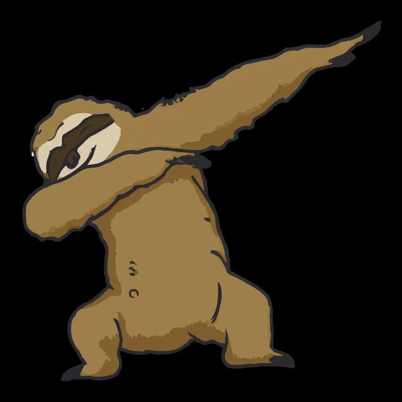 Dabbing Faultier Geschenkidee