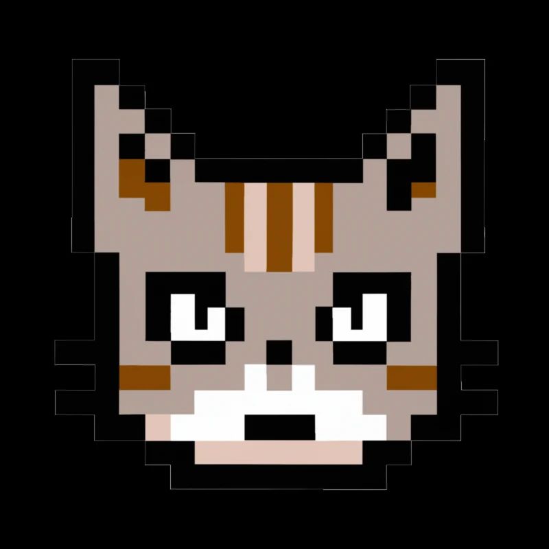 Pixelart Katze