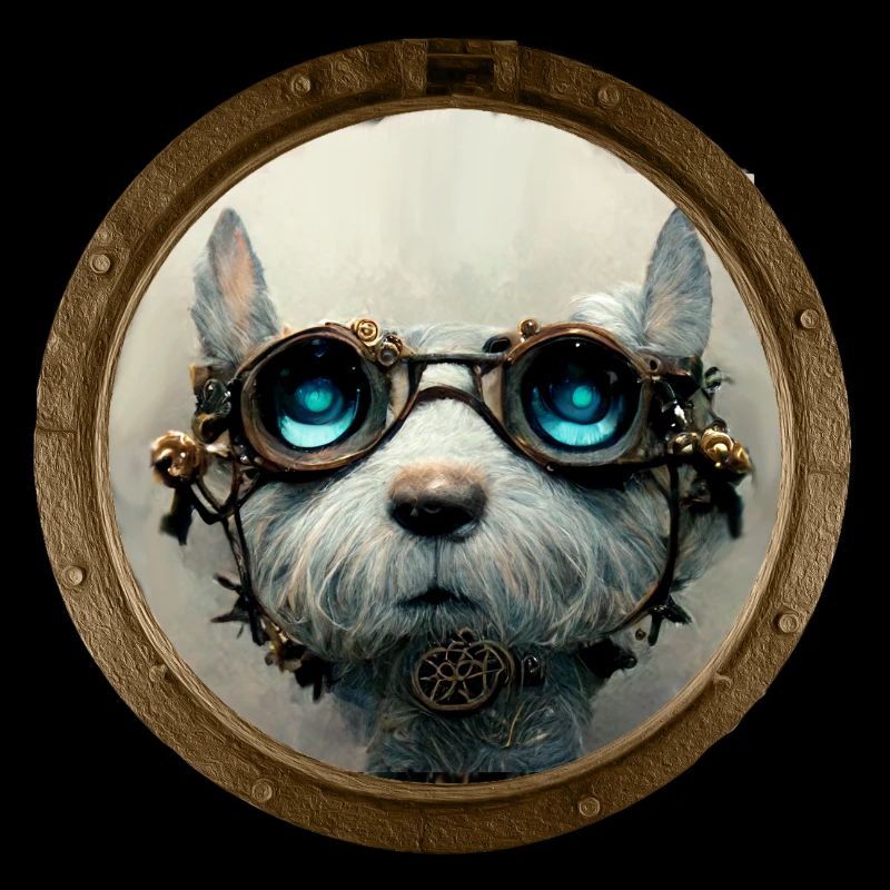 chien steampunk bis