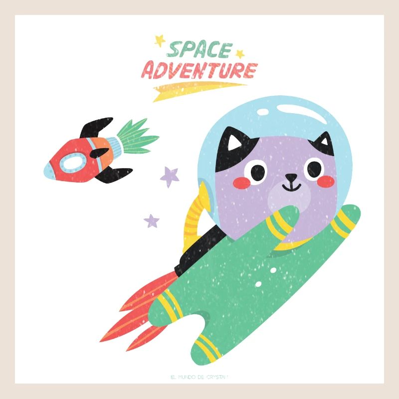 Chaton de l’espace.