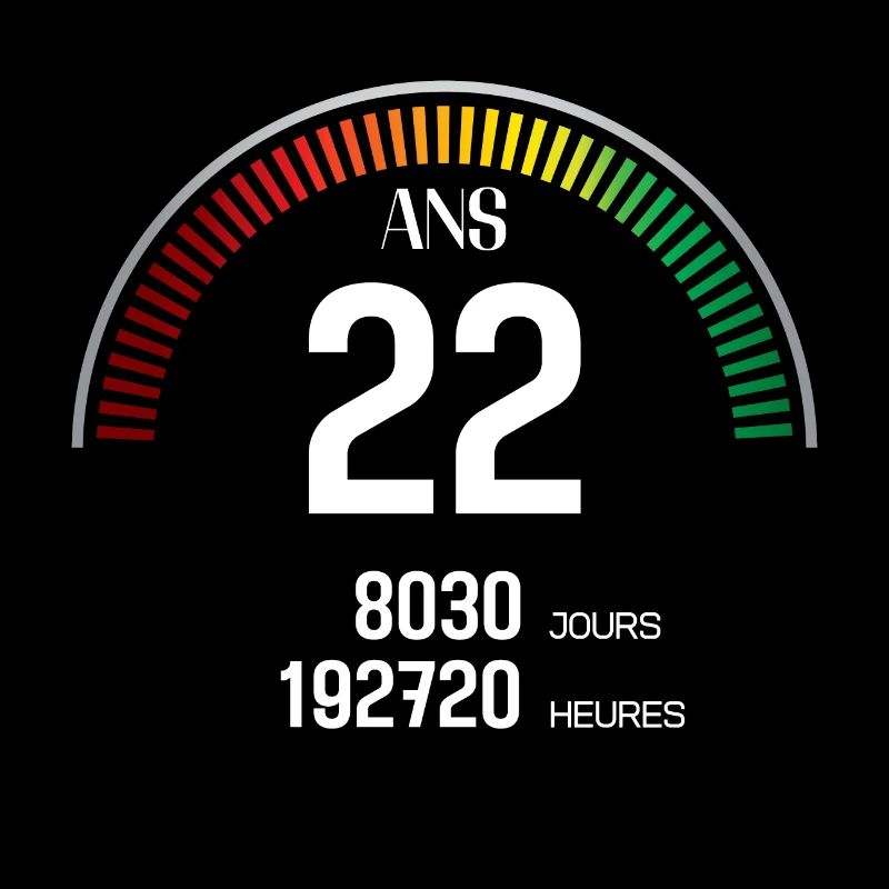 Anniversaire 22 ans Compteur