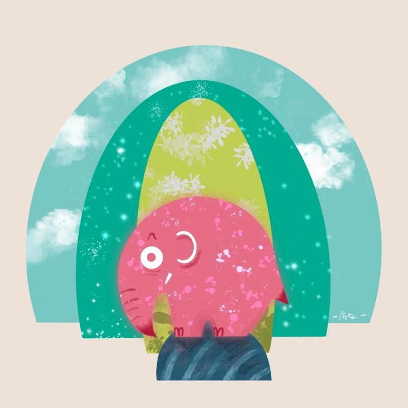 Der rosa Elefant und Mutter Erde