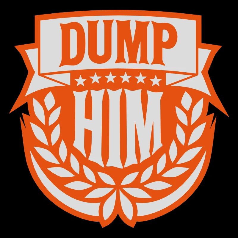 dump him Zitat Logo
