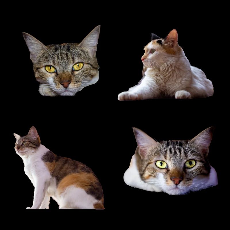 Kätzchen Katzen Coole und süße Aufkleberpackung