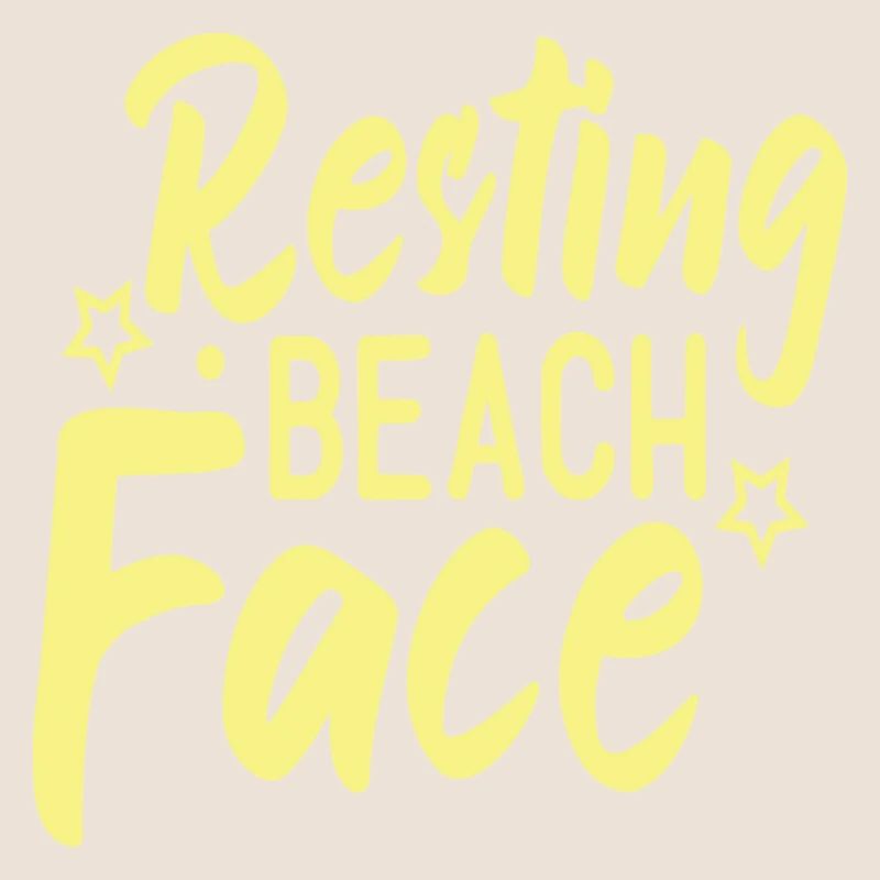 Resting Beach Face