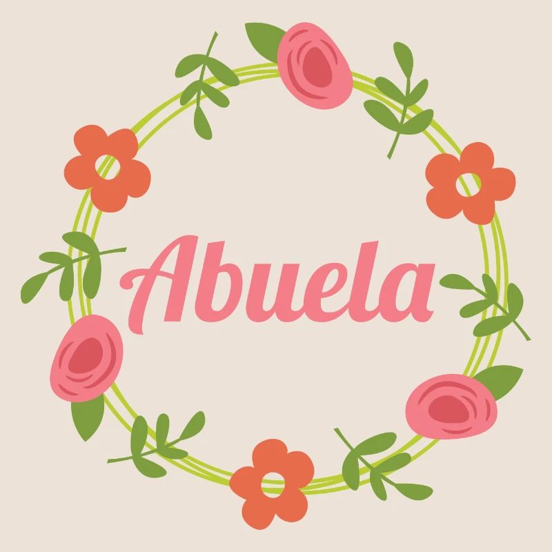 Abuela bunter Kranz Oma Großmutter Geschenk