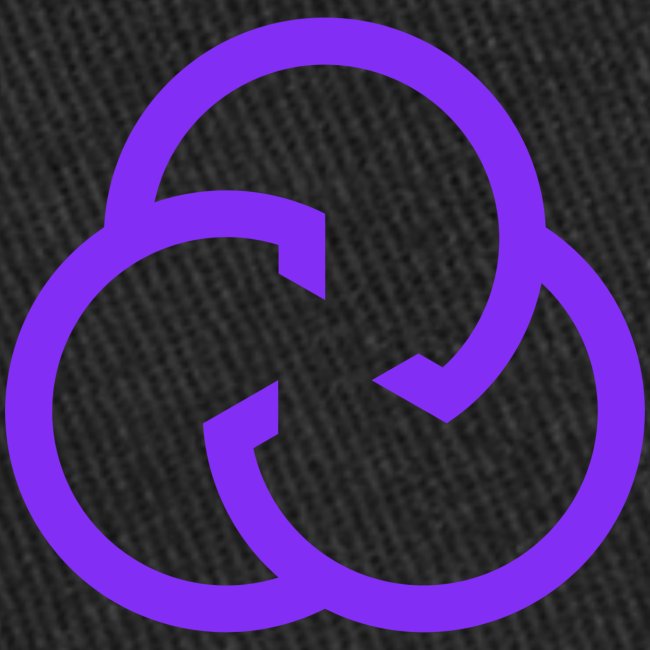 Cultes • Logo violet minimaliste