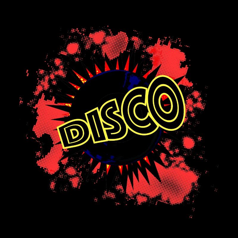 Disco 45 RPM Record Explosion