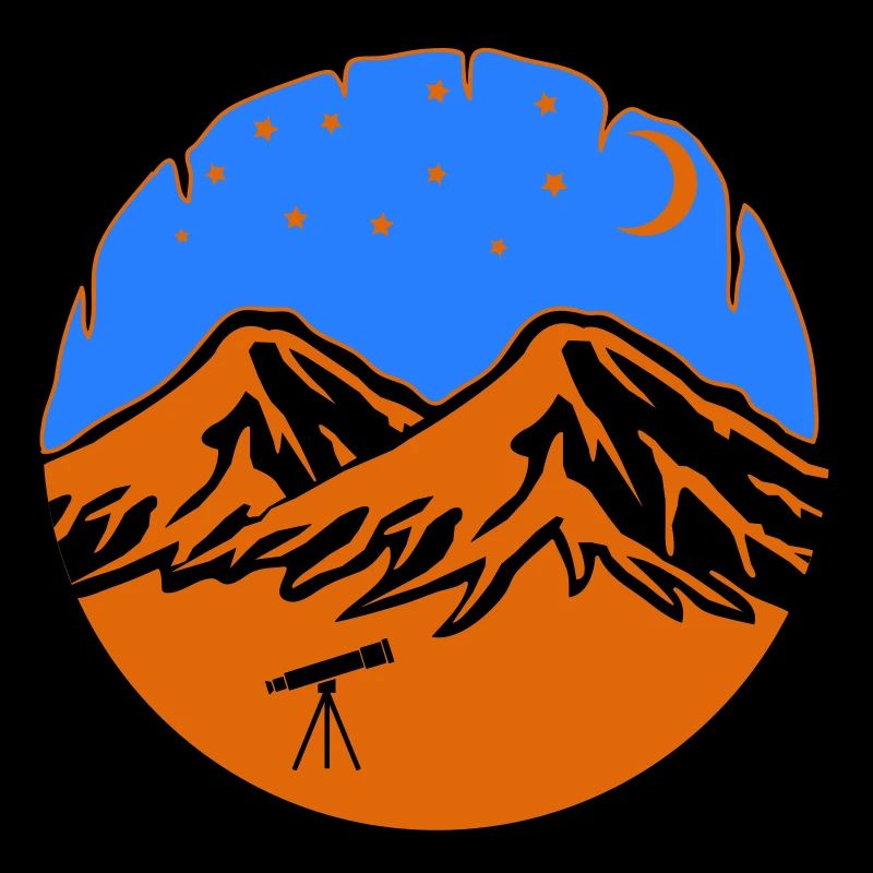 Starry Sky Mountains